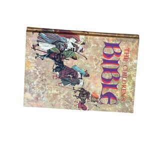 The Children's Bible Illustrated Hardcover Ages 4-8 Golden Press 1965